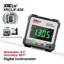 각도자 RZ 각도 베벨 360 경사계 미니 디지털 테스터 측정 MT20102011, 09 XRCLIF838GRE