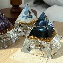 인테리어 장식 소품 천연원석 오브제 오르고나이트, 화이트