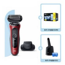 브라운 브라운6시리즈전기면도기60-R1200S+세척스테이션+세척액6입기획팩, 단품