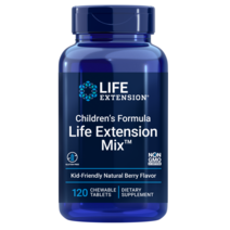Life Extension Childrens Formula Life Extension Mix 천연 베리 맛 츄어블 정 120정