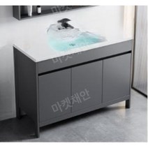 세면대 하부장 화이트상판 800 900 1000 욕실 매립형, 세면대 60 + 수전패키지