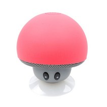 USB 블루투스 스피커 앰프 가정용 휴대용 미니 무선 범용 버섯 오디오 수신기 음악 스테레오 MP3 플레이어 홀더 샤오미 Anything, Red