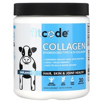 핏코드 가수분해 콜라겐 타입 I & III 무맛 220g, 상품