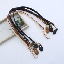 쏘잉갤러리 천연가죽-205 골드장식 숄더형 가죽핸들, 카멜