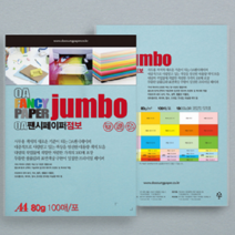 고급A4용지 A포용지 팬시 미색모조지 80g 100매 연옥색