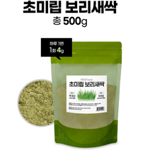 초미립 노지 보리새싹 분말 500g 보리순 어린잎 새싹보리 파우더 초록가루 가바 폴리코사놀 새싹보리분말 새싹보리가루 새싹보리노지재배 새싹보리건강, 1봉, 500gx1개