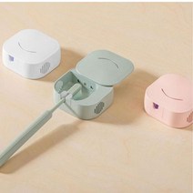 칫솔 살균기 휴대용 칫솔 꽂이 소독기 캠핑 차박 여행 유아 아기 1인 1인용 회사, EQ04칫솔살균기 그린