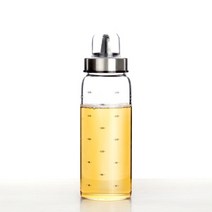 캡형심플 오일병 2size 꿀소분 참기름병 간장 소스통 유리병, 커빙 캡형심플오일병300ml