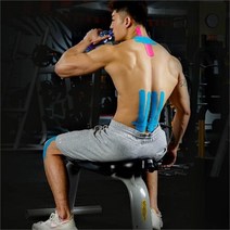 다잇템_패션 여자 바디 근육테이프 액티브 남자 헬스복