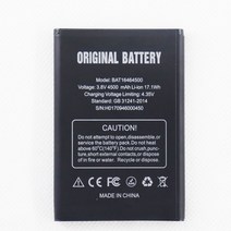 100% DOOGEE 4500mAh 배터리 T5 Lite BAT16464500 모바일 스마트 폰 리튬 이온 백업 교체, 한개옵션0