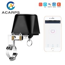 밸브 스마트 와이파이 워터 밸브 조작기 가스 차단 컨트롤러 무선 조정 난방 관개 구글 알렉사 Ifttt 호환, EU Plug