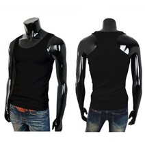 플로우비 이중지 망고 나시 L-2XL 슬림핏 티셔츠 빅사이즈