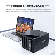 ORICO NS 3.5 인치 8 베이 USB3.0 HDD 도킹 스테이션 인클로저 120W 전원 케이스 PC 노트북용, 한개옵션1, 03 US PLUG