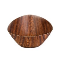 PGM1*^몰에블린 삼각 볼 미디엄 W160mm 나무식기 우드무늬 형볼 다용도 터키수입 디자인 캠핑 휴대용 경량 우드 감성 그릇 여행용 주방^*1췤pgm, a^^*옵션없슴