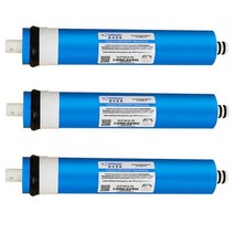 휴대용이온수기 알칼리 이온수기 정수기 VONTRON 역삼투 RO 멤브레인 75GPD 100GPD 교체 물 필터 시스템 마시는 ULP181275 ULP2012100, 75GPD+3 pieces
