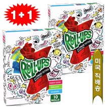[당일출고] 1+1 베티크로커 프룻 롤업스 버라이어티팩 Fruit Roll-ups 10개입, 2팩 배송