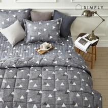 simply home 심플리홈 앵글 차렵이불 Q