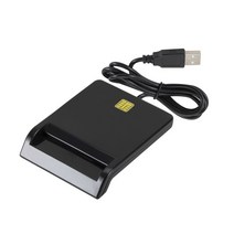 안드로이드 폰과 태블릿에 대한 은행 카드 카드 ID CAC DNIE ATM IC SIM 카드 리더를위한 보편적 인 휴대용 스마트 카드 리더, 하나, 보여진 바와 같이