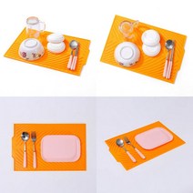 라인 실리콘 드라잉매트 38x24.5cm 오렌지 식기건조매트 실리콘건조대 실리콘식기건조대 실리콘컵건조대 실리콘식
