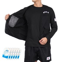 후아미 ROKA 로카 아이스 조끼 검정 군인 군용 전술 훈련 낚시