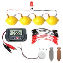 과일전지 모음 구리판 아연판 레몬 감자 시계 과학키트, 4.총알형 아연판 10개