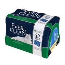 에버크린 ES 언센티드 고양이 모래 무향, 19kg, 6개