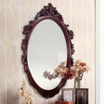 [더리체] [착불상품] 수입 클레식 엔틱 장미 거울, 상세 설명 참조