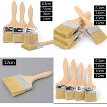 페인트붓 니스붓 넙적 평솔 청소붓 도배도구, 7.6cm