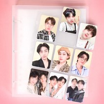 데얼스 포토카드 앨범 포카바인더 사진 스티커 굿즈 보관 포켓 네컷, PVC포켓1매