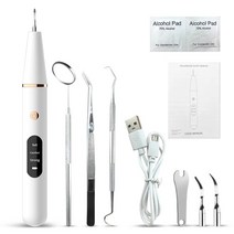구강세정기 물치실 치간세정기 치아 초음파 스케일러 치석 얼룩 전기 sonic 청소 usb 휴대 irrigator 돌 제거, 싸이크-02