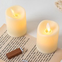 LED 흔들리는 캔들라이트 1p, 단품