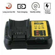 DeWalt-DCB185 DCB203 DCB206 DCB181 DCB184 충전식 리튬 배터리 20v 6.0Ah Max XR 교체용 DCB200 18V 전, 05 DCB112-EU Charger