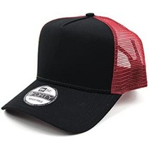(뉴 에라) new era 메쉬 캡 9forty nyc free (사이즈 조정 가능), 무료 크기, 블랙스칼렛