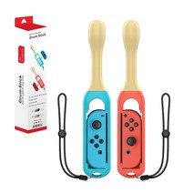 [닌텐도 스위치] 조이콘 드럼스틱/ED, 1개, 블루1레드1