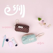 [용평샵] 깜찍한 디자인 린넨 미니파우치