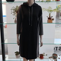 조이너스 여성용 배색 후드형 캐주얼 원피스 JAAW1-UKO200