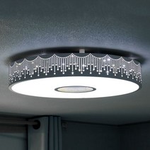 [천삼백케이] [젬] LED 휠 키즈방등 50W, 화이트