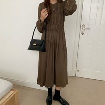 원피스 여자 가을코디 기상캐스터 돌잔치 J531 주름 여사친 하객대행 소개팅 아나운서