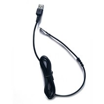 2 미터 USB 마우스 케이블 마우스 라인 PVC Steelseries 라이벌 310 마우스 용 내구성, 검은색, 한개옵션2