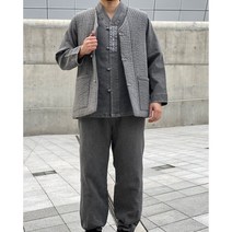 [남자겨울한복] 단아한의 남성 남자 겨울 생활한복 개량한복 도윤 두루마기 누빔 승복 절옷 생활한복(개량한복)