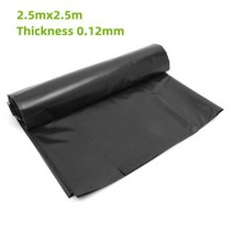 연못 방수포 타포린 천막 방수천 원단 기타 전기설비부자재 두께 물고기 라이너 정원 조경 수영장 강화 헤비 듀티 방수 멤브레인, 2.5mx2.5m+미국