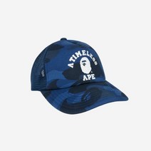 베이프 x JJJ자운드 컬러 카모 컬리지 메쉬 캡 네이비 BAPE x JJJJound Color Camo College Mesh Cap Navy l l