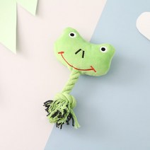 강아지 장난감 인형 애완 동물 용품 개 음성 장난감 플러시 소 개구리 토끼 착용 로프 물기 방지 금니 도구 576dEA8b2, 01 1