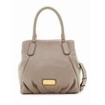 마크제이콥스 일렉트로 Q 프랜 숄더백 토트 크로스바디 시멘트 페블 가죽 가방 여성