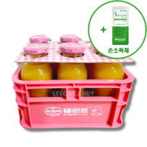 델몬트 오렌지주스 250mL x 6 미니병 + 손소독제, 6개