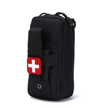 전술 Molle EDC 파우치 응급 처치 키트 의료 가방 전화 홀더 캠핑 생존 IFAK 가방 군사 사냥 액세서리 팩, 3.type218 black