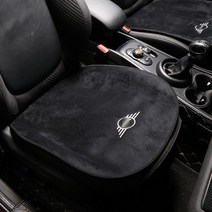 BMW MINI 미니쿠퍼 전차종 플란넬 차량용 방석 매트, [뒷좌석]블랙
