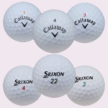 [트리거 골프]캘러웨이 스릭슨 중고 로스트 골프공 로스트볼 50구 모음 화이트 컬러 야광, 캘러웨이, A-등급 50구