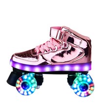 런닝화 성인 인라인스케이트 인라인스케이트 성인 남녀 인라인스케이트 플래시 휠, 31핑크-충전신발+플래시휠