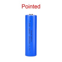 Double power 18650 3.7V 1200mAh 충전식 리튬 배터리 손전등 레이저 포인터 원격 제어 전자 장난감, [02] 1피스 Pointed